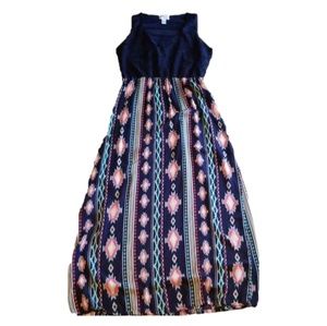 Crochet Top Maxi Dress Size L